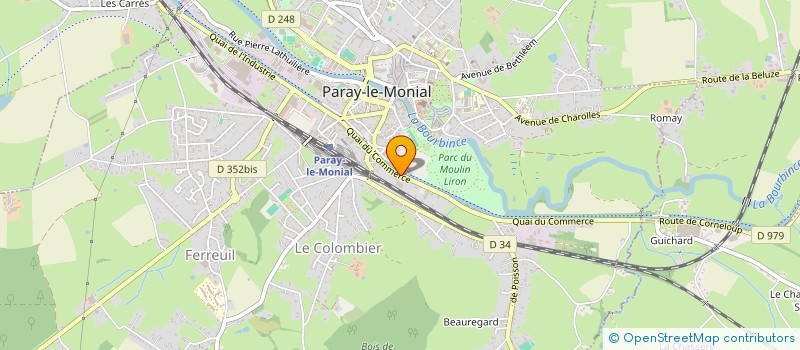 localisation de l'entreprise SCI SAINT VINCENT  PARAY-LE-MONIAL