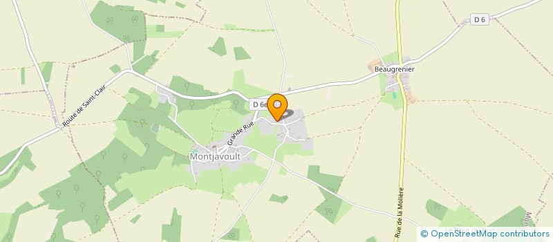 localisation de l'entreprise SCI SAINT VINCENT  MONTJAVOULT