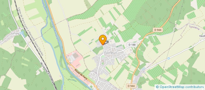 localisation de l'entreprise SCI SAINT VINCENT  EPINEUIL