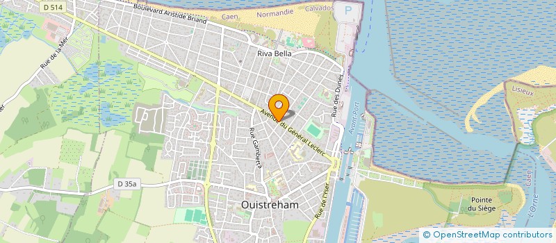 localisation de l'entreprise SCI SAINT VINCENT  OUISTREHAM