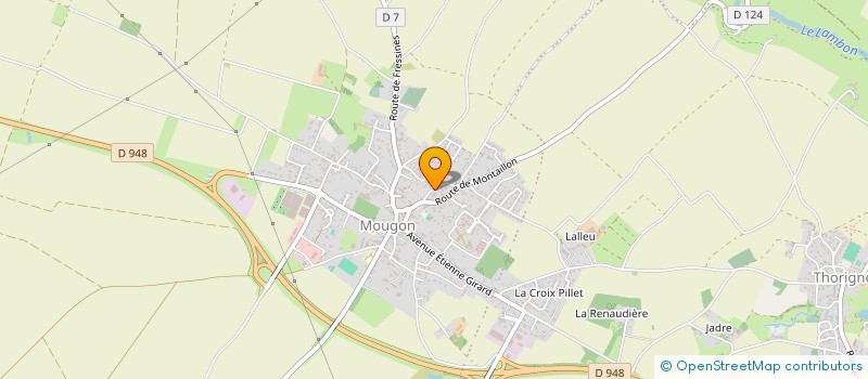 localisation de l'entreprise SCI SAINT VINCENT  AIGONDIGNE