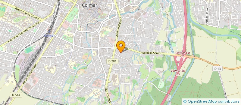 localisation de l'entreprise SCI SAINT VINCENT  COLMAR