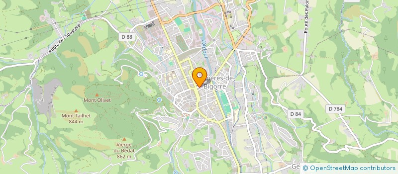 localisation de l'entreprise SCI SAINT VINCENT  BAGNERES-DE-BIGORRE