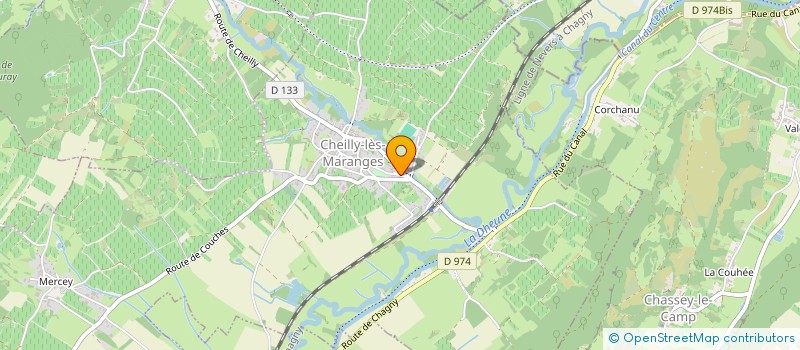 localisation de l'entreprise SCI SAINT VINCENT  CHEILLY-LES-MARANGES