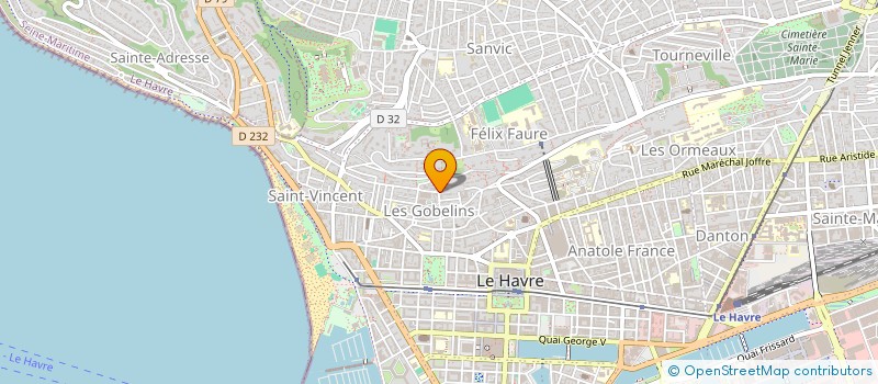 localisation de l'entreprise SCI SAINT VINCENT à LE HAVRE
