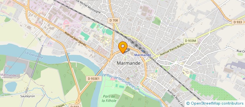 localisation de l'entreprise SCI SAINT VINCENT  MARMANDE