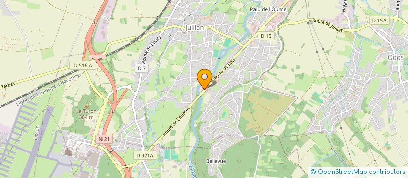 localisation de l'entreprise SCI SAINT-VINCENT  JUILLAN