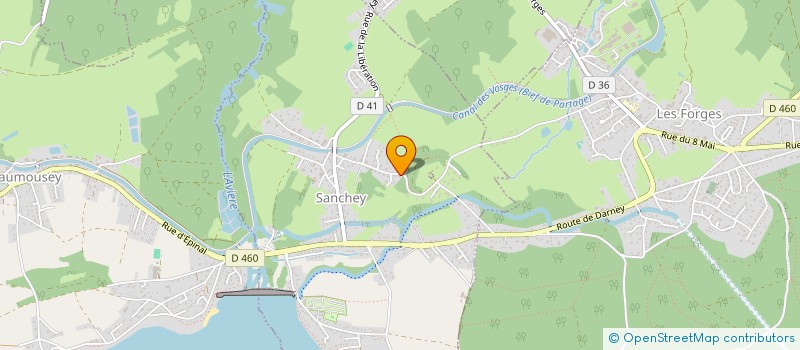 localisation de l'entreprise SCI SAINT VINCENT  SANCHEY