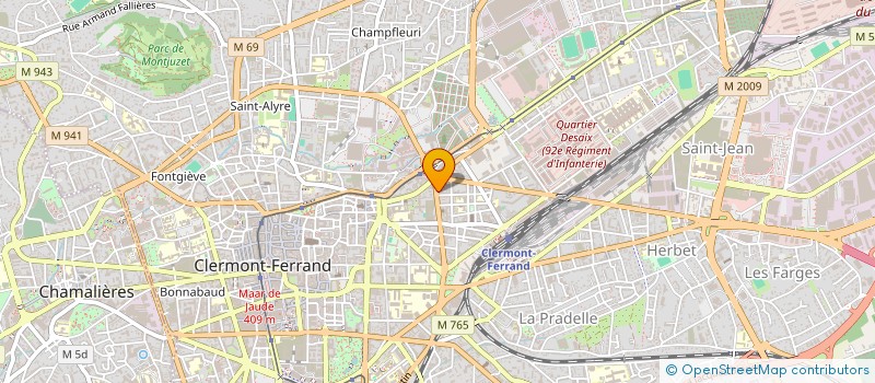 localisation de l'entreprise SCI SAINT VINCENT  CLERMONT-FERRAND