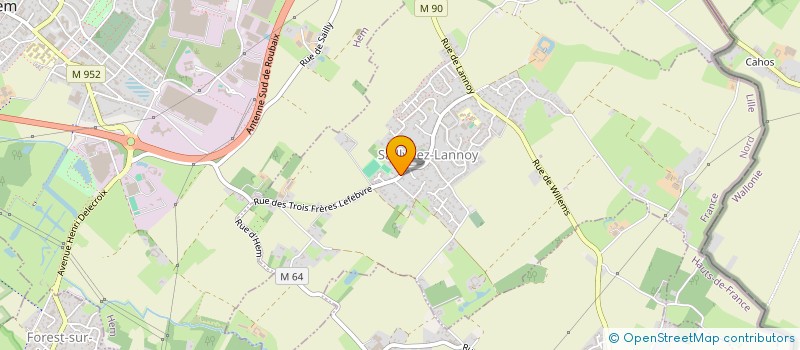 localisation de l'entreprise SCI SAINT VINCENT  SAILLY-LEZ-LANNOY