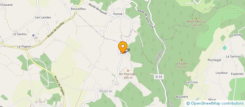 localisation de l'entreprise SCI SAINT VINCENT  MAYRAC