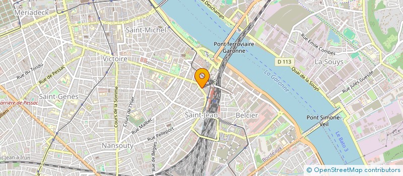 localisation de l'entreprise SCI SAINT VINCENT DE PAUL  BORDEAUX