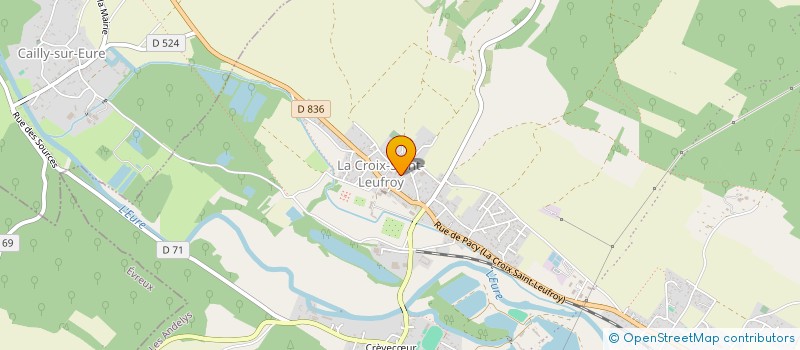 localisation de l'entreprise SCI SAINT VINCENT DE PAUL  CLEF VALLEE D'EURE