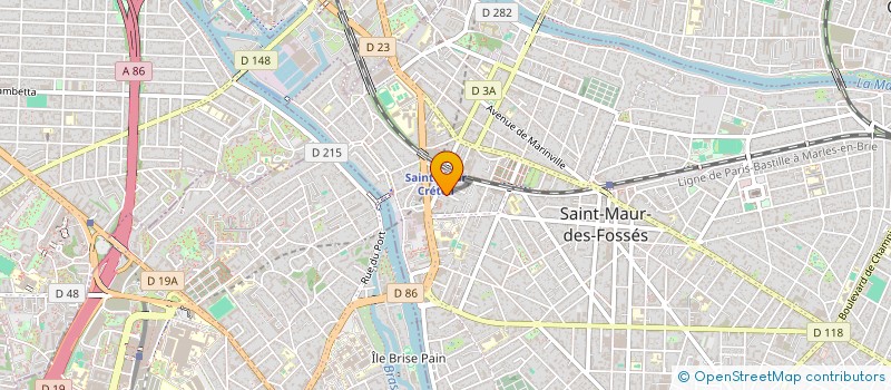 localisation de l'entreprise SCI SAINT VINJEAN à SAINT-MAUR-DES-FOSSES