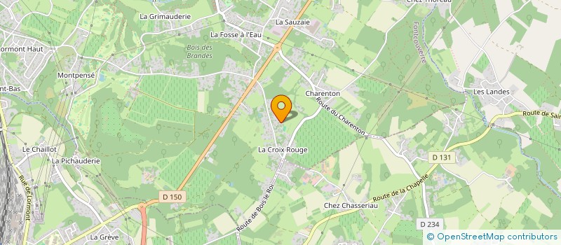 localisation de l'entreprise SCI SAINT VIVIEN  FONTCOUVERTE