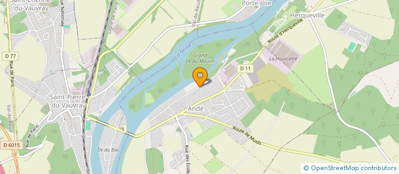 localisation de l'entreprise SCI SAINT VULBAS MINERAUX  ANDE