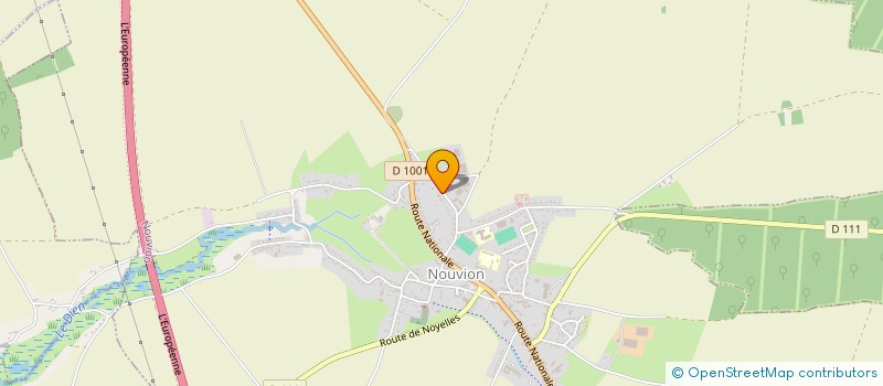 localisation de l'entreprise SCI SAINT VULFRAN  NOUVION