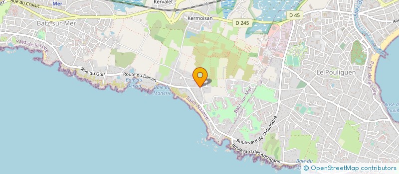 localisation de l'entreprise SCI SAINT YVES  BATZ-SUR-MER