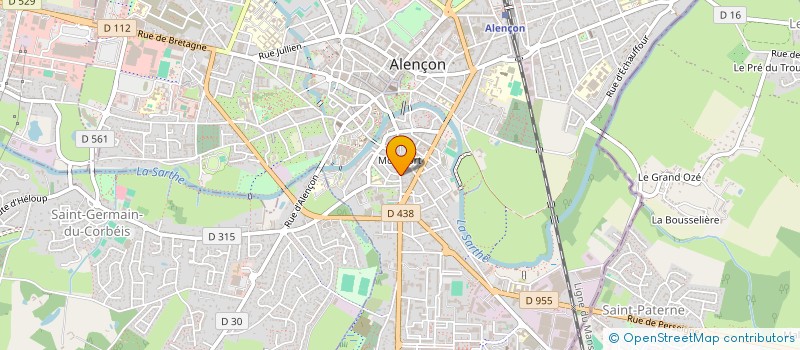 localisation de l'entreprise SCI SAINT YVES à ALENCON