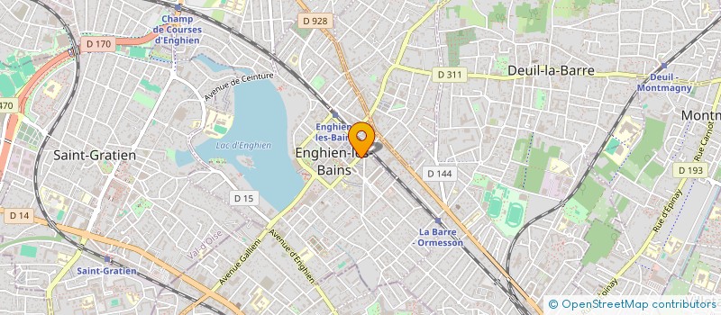 localisation de l'entreprise SCI SAINT YVES  ENGHIEN-LES-BAINS