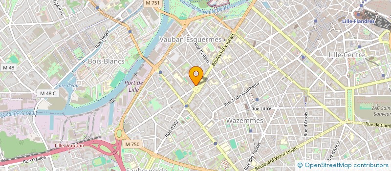 localisation de l'entreprise SCI SAINT YVES  LILLE
