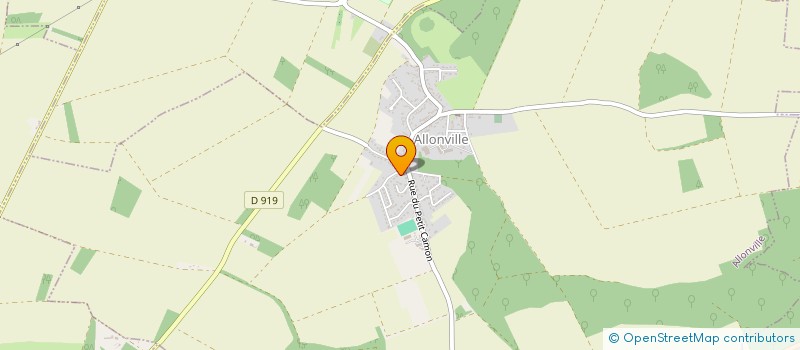 localisation de l'entreprise SCI SAINT YVES  ALLONVILLE