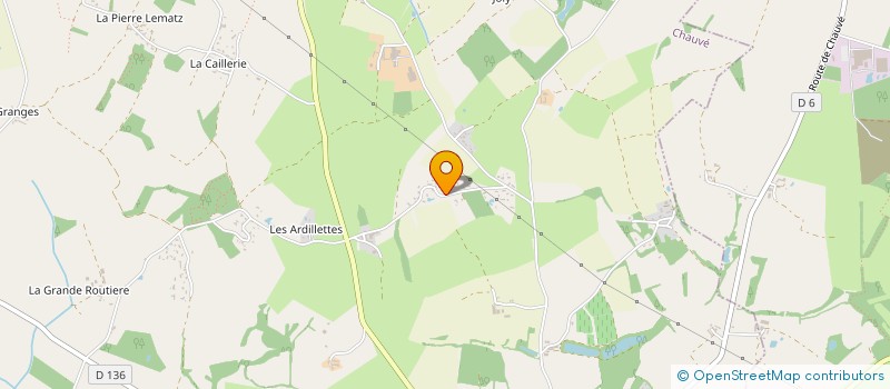 localisation de l'entreprise SCI SAINT YVES  CHAUVE