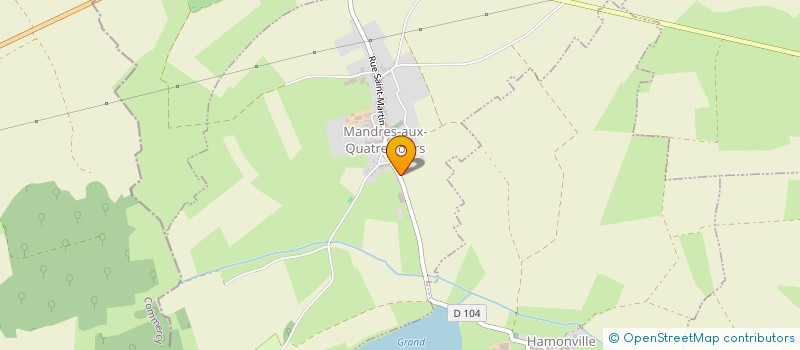 localisation de l'entreprise SCI SAINT YVES  MANDRES-AUX-QUATRE-TOURS