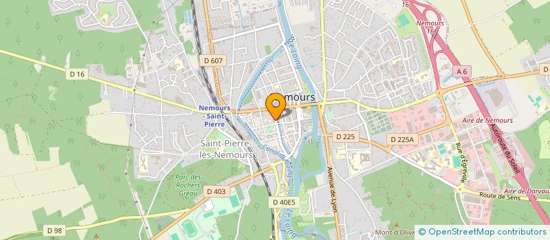 localisation de l'entreprise SCI SAINT YVES  NEMOURS