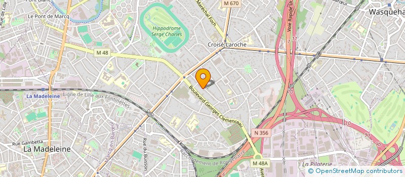 localisation de l'entreprise SCI SAINT YVES à MARCQ-EN-BARŒUL