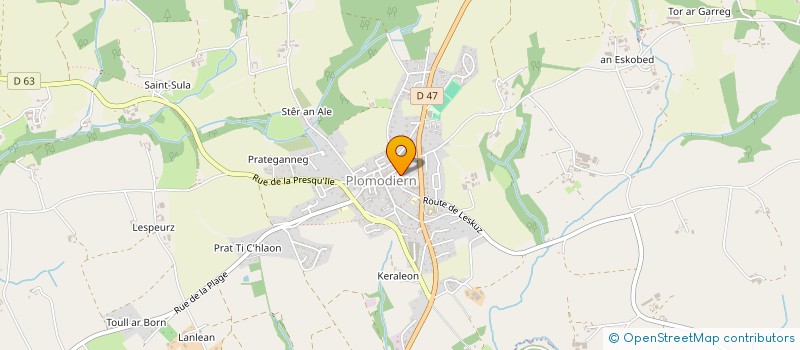 localisation de l'entreprise SCI SAINT YVES CALVAIRE  PLOMODIERN