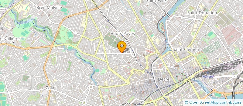 localisation de l'entreprise SCI SAINT YVES DES FORGES  NANTES