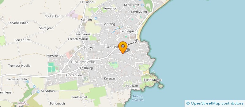 localisation de l'entreprise SCI SAINT YVESGEE  PLOUGONVELIN