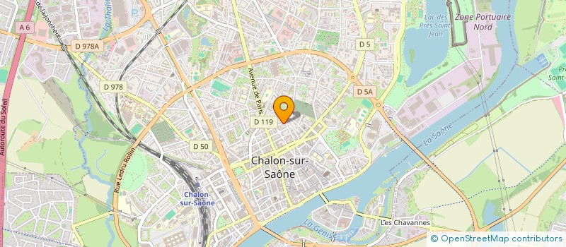 localisation de l'entreprise SCI SAINTA  CHALON-SUR-SAONE