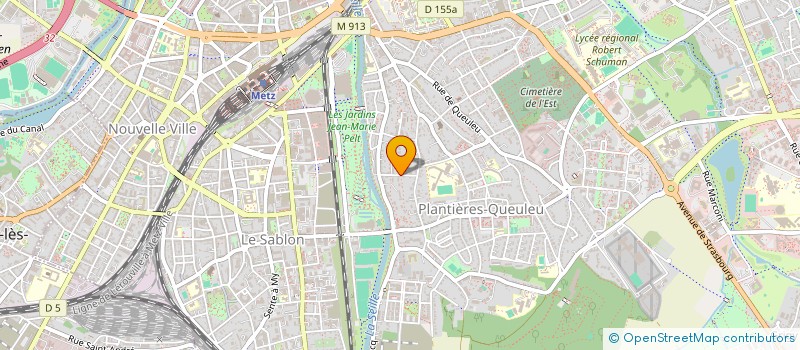 localisation de l'entreprise SCI SAINTANNE  METZ