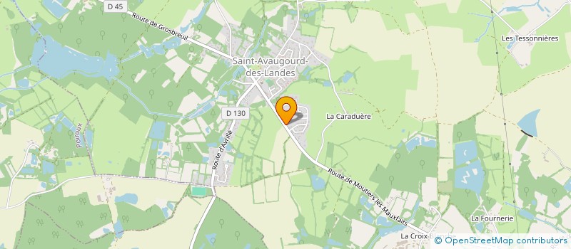 localisation de l'entreprise SCI SAINTAV  SAINT-AVAUGOURD-DES-LANDES