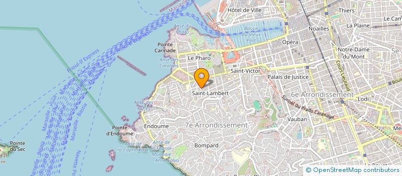 localisation de l'entreprise SCI SAINTE à MARSEILLE