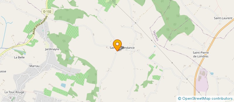 localisation de l'entreprise SCI SAINTE ABONDANCE  VIRAZEIL