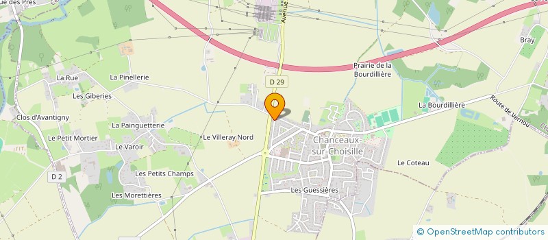 localisation de l'entreprise SCI SAINTE AGATHE à CHANCEAUX-SUR-CHOISILLE