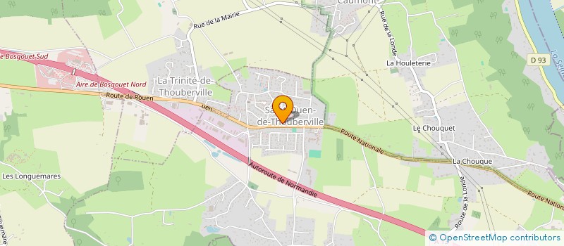 localisation de l'entreprise SCI SAINTE ANNA  SAINT-OUEN-DE-THOUBERVILLE