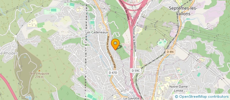 localisation de l'entreprise SCI SAINTE ANNE à LES PENNES-MIRABEAU
