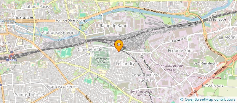 localisation de l'entreprise SCI SAINTE ANNE  RENNES