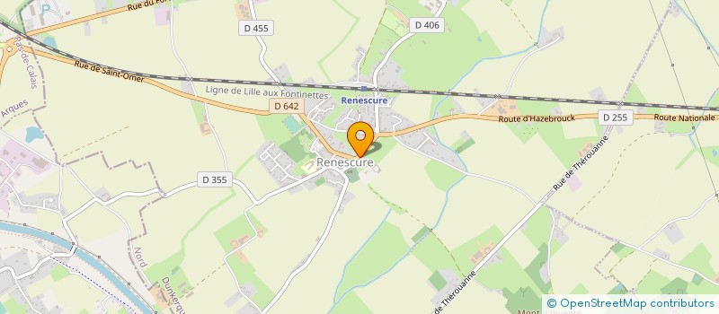 localisation de l'entreprise SCI SAINTE ANNE  RENESCURE