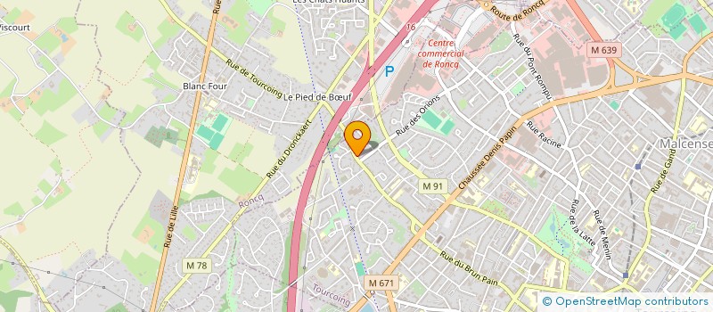 localisation de l'entreprise SCI SAINTE ANNE  TOURCOING