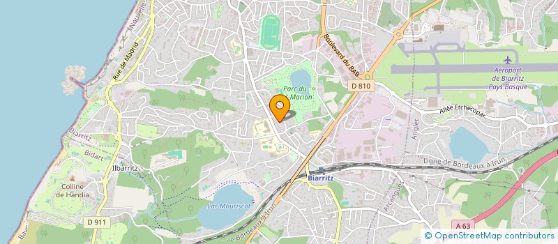 localisation de l'entreprise SCI SAINTE ANNE à BIARRITZ