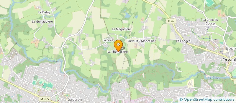 localisation de l'entreprise SCI SAINTE ANNE  SAUTRON