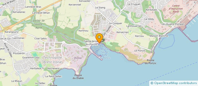 localisation de l'entreprise SCI SAINTE ANNE  BREST