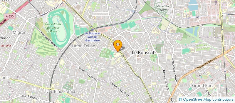 localisation de l'entreprise SCI SAINTE ANNE  LE BOUSCAT