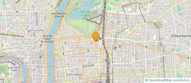 localisation de l'entreprise SCI SAINTE ANNE  LYON