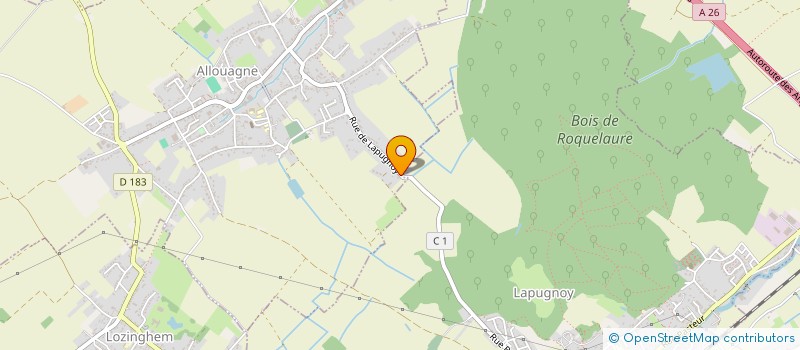 localisation de l'entreprise SCI SAINTE ANNE à ALLOUAGNE